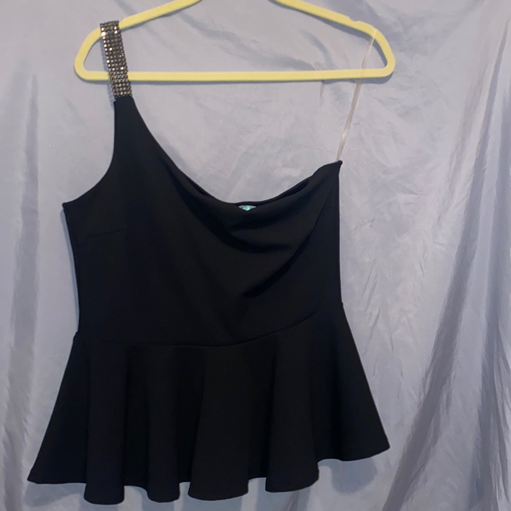 Reckless Heart One Shoulder Top